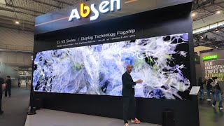 Absen At Ise 2026 Xl Cob P1.5P1.8 Cl Cob Contrast Jdh Transparent Icon Foldable Aio Led