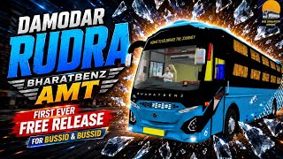 Damodar Rudra BharatBenz AMT | First Ever FREE BUSSID Mod 🔥 Download Now