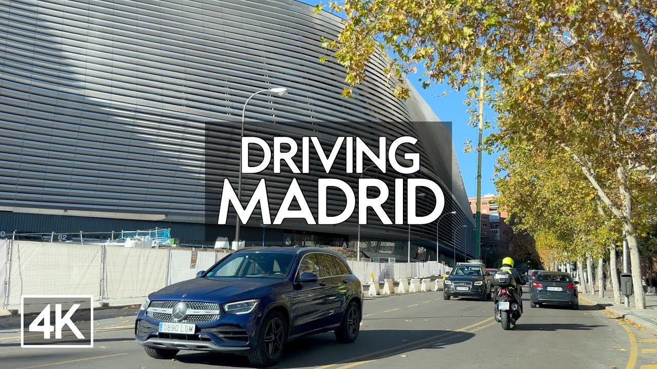 [4K] Driving Madrid | Santiago Bernabéu - Atocha - Castellana - CTBA | POV 4K HDR
