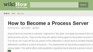 How-To Be A Washington State Process Server
