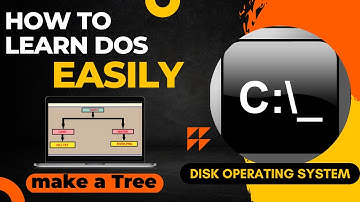 How to Create a Tree in DOS || Tree with File || Disk Operating System Command || Class 1