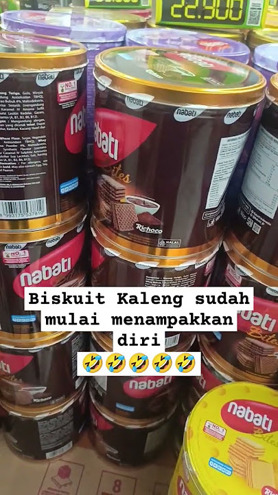 Biskuit Kaleng sudah mulai menampakkan diri..