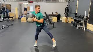 Step Back Rotational MB Shotput