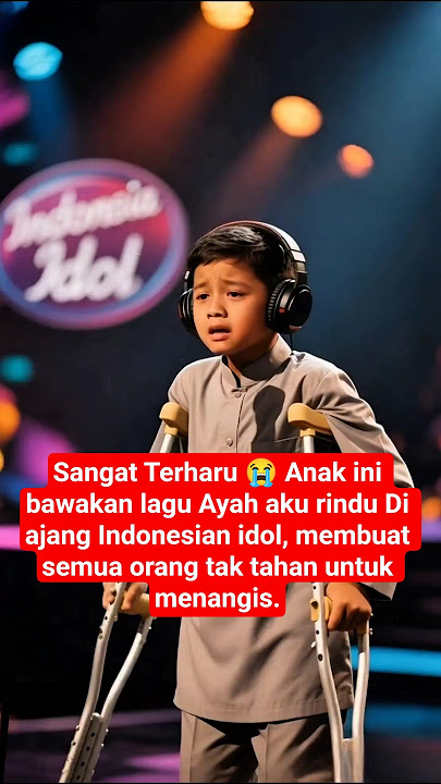 Viral ! Ayah aku rindu , anak ini menyanyikan lagu ayah di ajang Indonesian idol #viral #talent