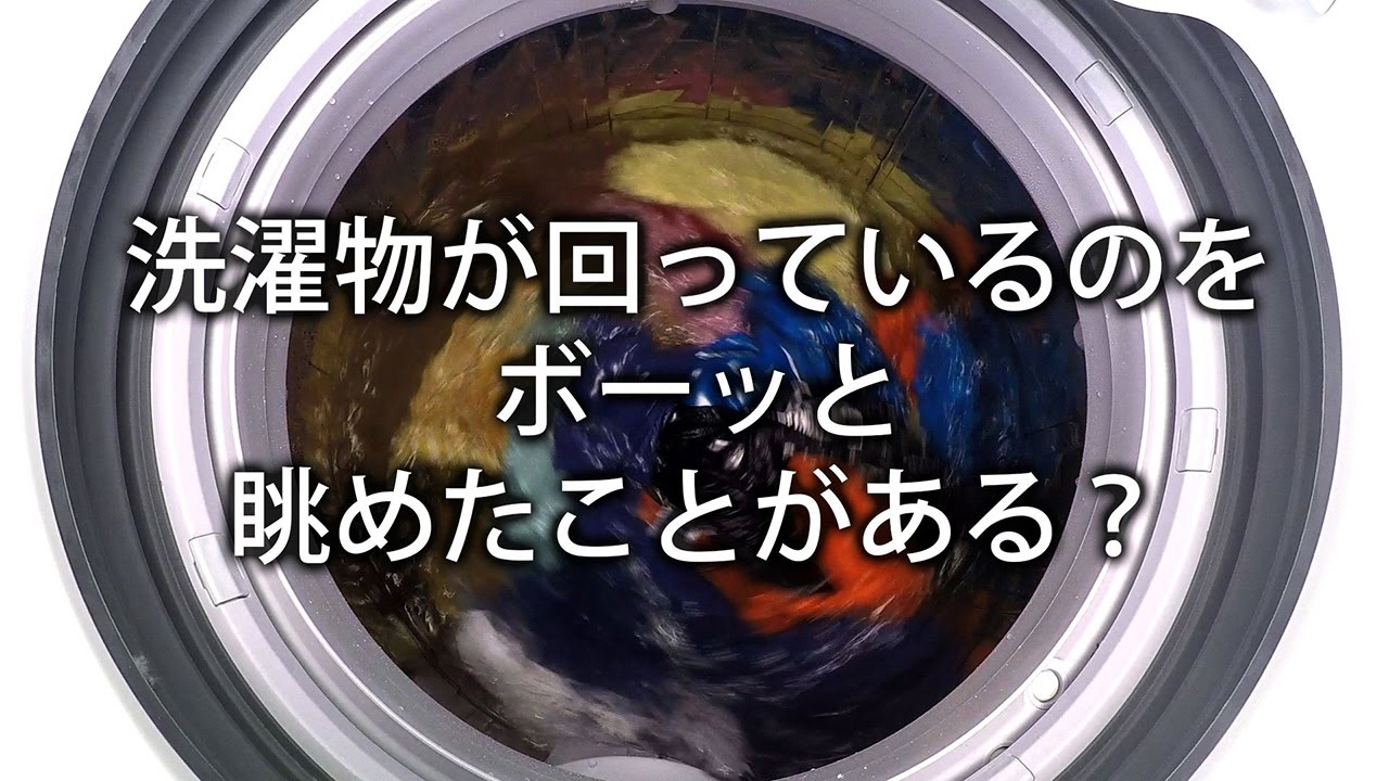 洗濯機がまわる様子をボーっと眺めたことがある？：シャープ