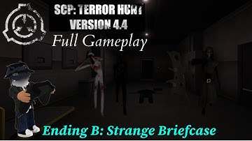 SCP: Terror Hunt V4.4: Strange Briefcase Ending. (Full Gameplay)