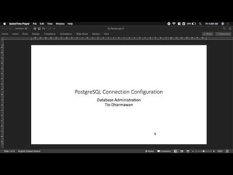 PostgreSQL: Membuka Akses PSQL Console