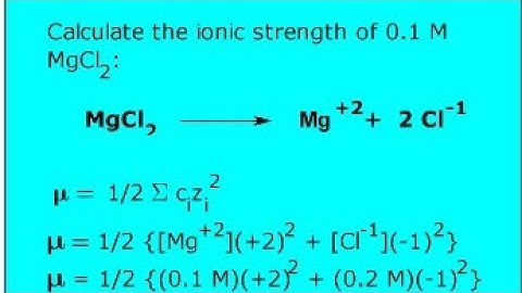 calculation of ionicstrength|| how to  calculate  ionic strength
