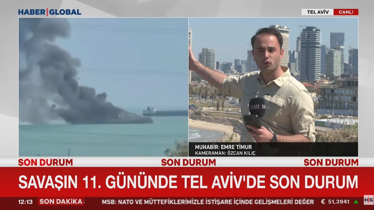 SON DAKİKA! TEL AVİV'DEN CANLI YAYIN! Mücteba Hamaney Füzeleri Yolluyor!