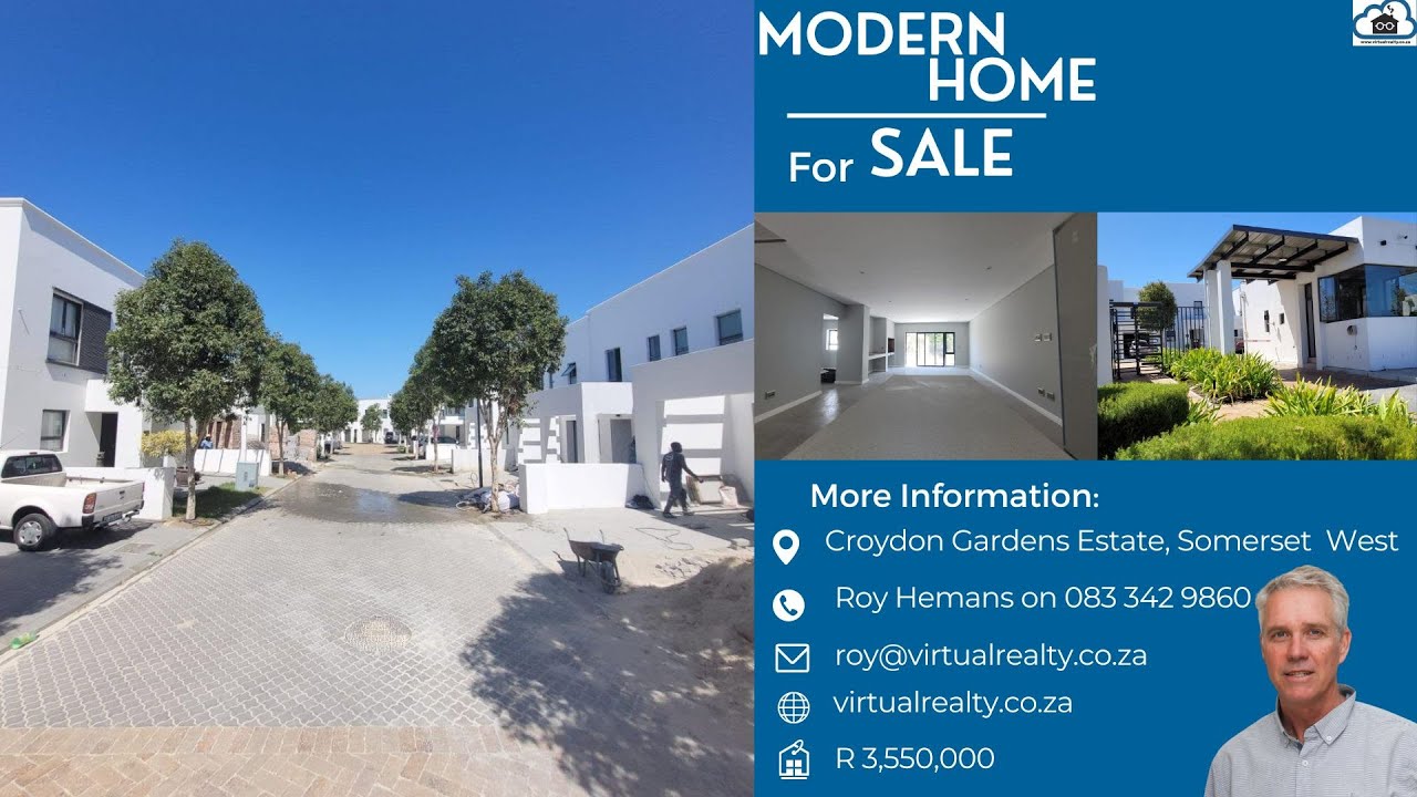 R 3,550,000 House For Sale in Croydon Gardens Estate, Somerset West