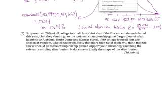 Famous sampling distribution quiz Wealth
