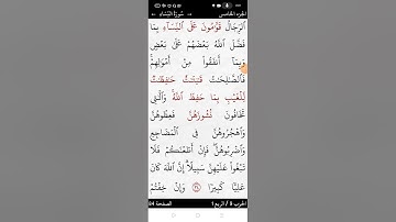 سورة النساء بالتجويد المبسط صفحة (٨٤)