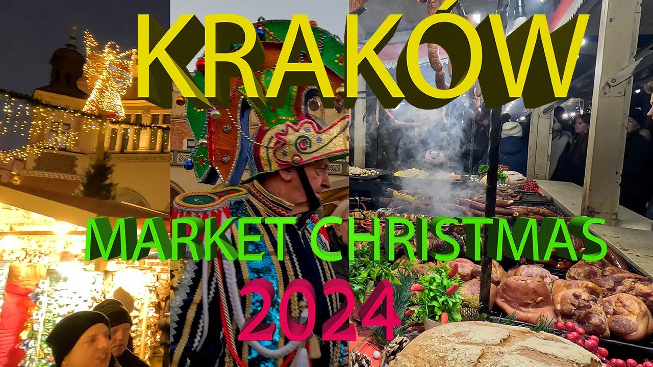 🎄 JARMARK BOŻONARODZENIOWY🎄  ❄️ KRAKÓW 1.12.2024.r THE MAGICAL CHRISTMAS MARKET 🎄 POLAND❄️