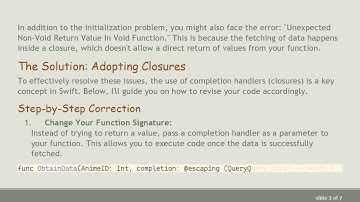 Resolving Variable 