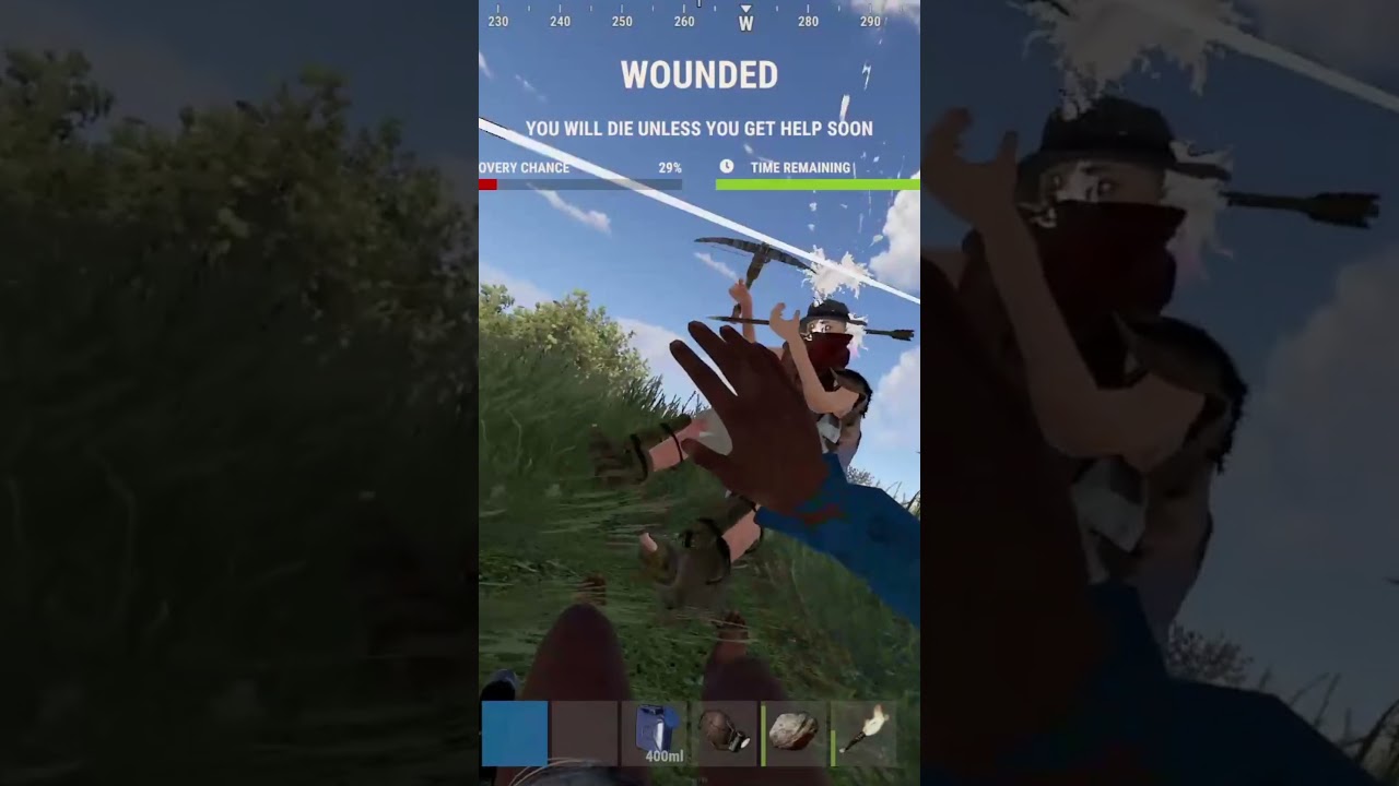 There is always bigger fish - rust in a nutshell  #rust #rustpvp