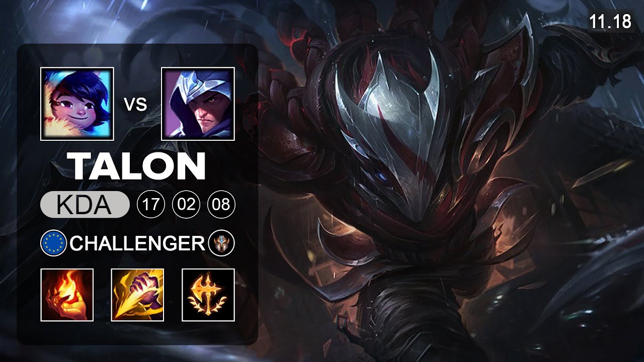 Selfmade Talon Jungle vs Nunu & Willump - EUW Challenger - Season 11 Patch 11.19