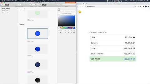 Sketch 69 Beta Colors Variables to theme-ui