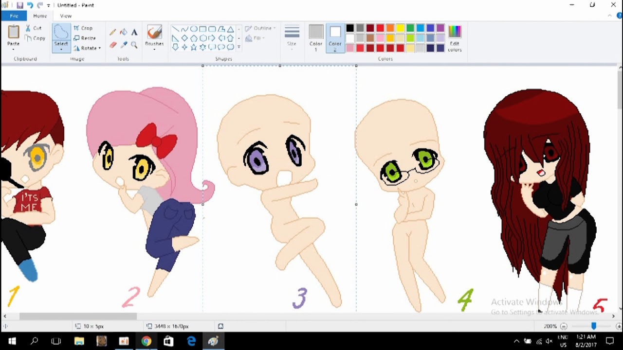 speedpaint fnaf as humans