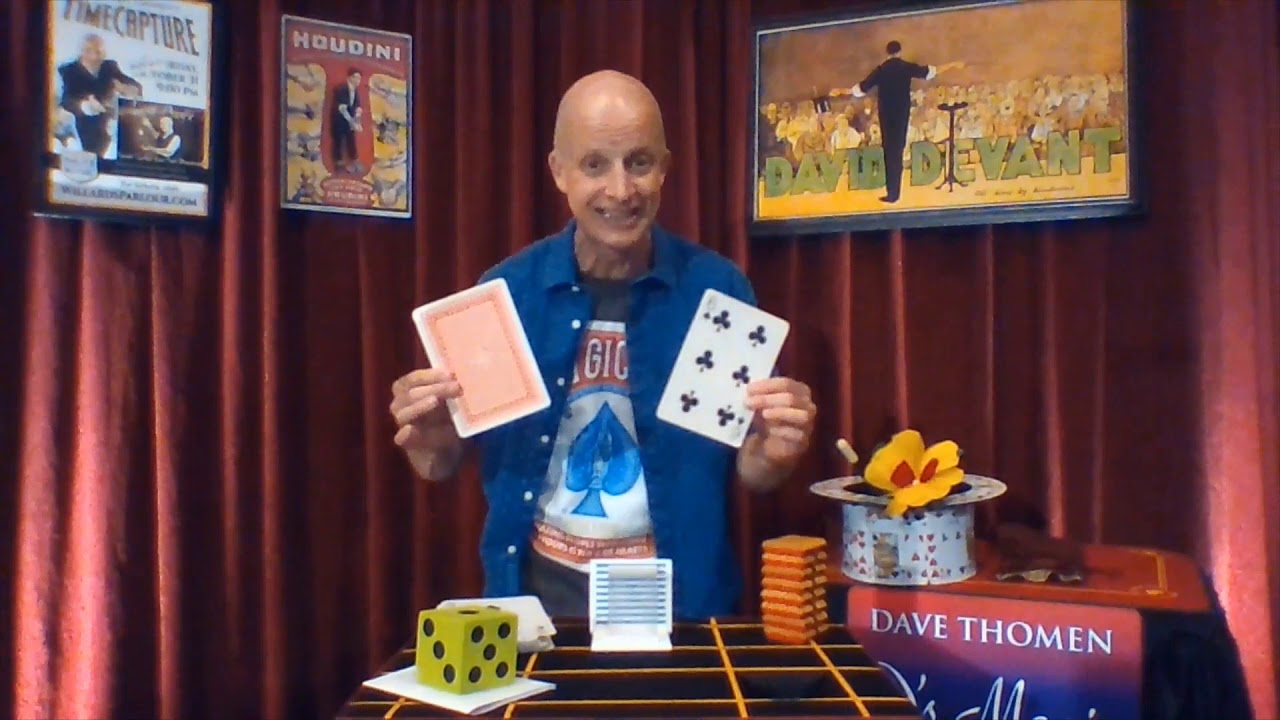 Two Card Monte trick explanation, a magic lesson by Dave Thomen of D's Magic. davemagic.com