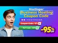 Hostinger Coupons for Business Hosting Real coupon that works