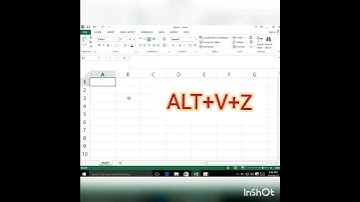 ZOOM IN & ZOOM OUT in Excel