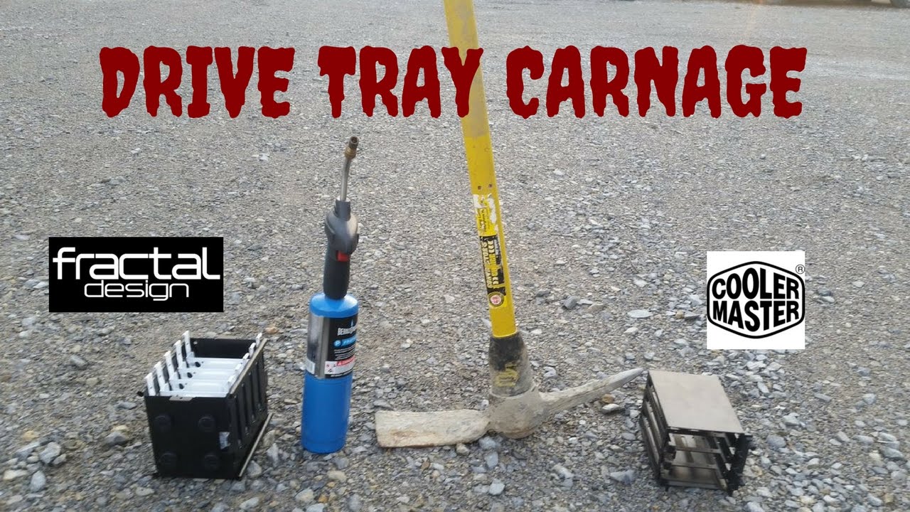 Drive Tray Carnage | Plastic VS Metal | Fractal Design | Cooler Master