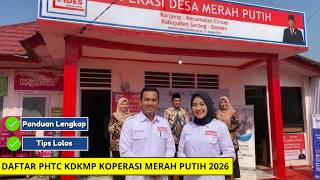 The Secret to Passing! How to Register a PHTC KDKMP Red and White Cooperative Account