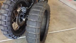 Review Shinko 805 Rear ADV Adventure Dual Sport Motorcycle Tire Review Long  Term 5000 Mile 