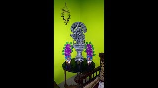 Diy Pea Side Stands With Cardboard Diya Stand Pea Model