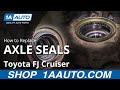 How to Replace Front CV Axle Seals 07-14 Toyota FJ Cruiser