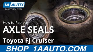 How to Replace Front CV Axle Seals 0714 Toyota FJ Cruiser