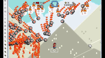 SMBX 1.4.2. Custom Level: A Ride While Being Surrounded By A Billion Fire Chomps