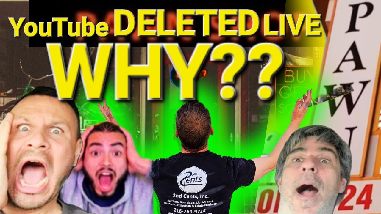 DON'T talk about YouTube DELETING LIVE ~ AA w/ What the Hales, 2nd Cents, Storage Legends & Conky's