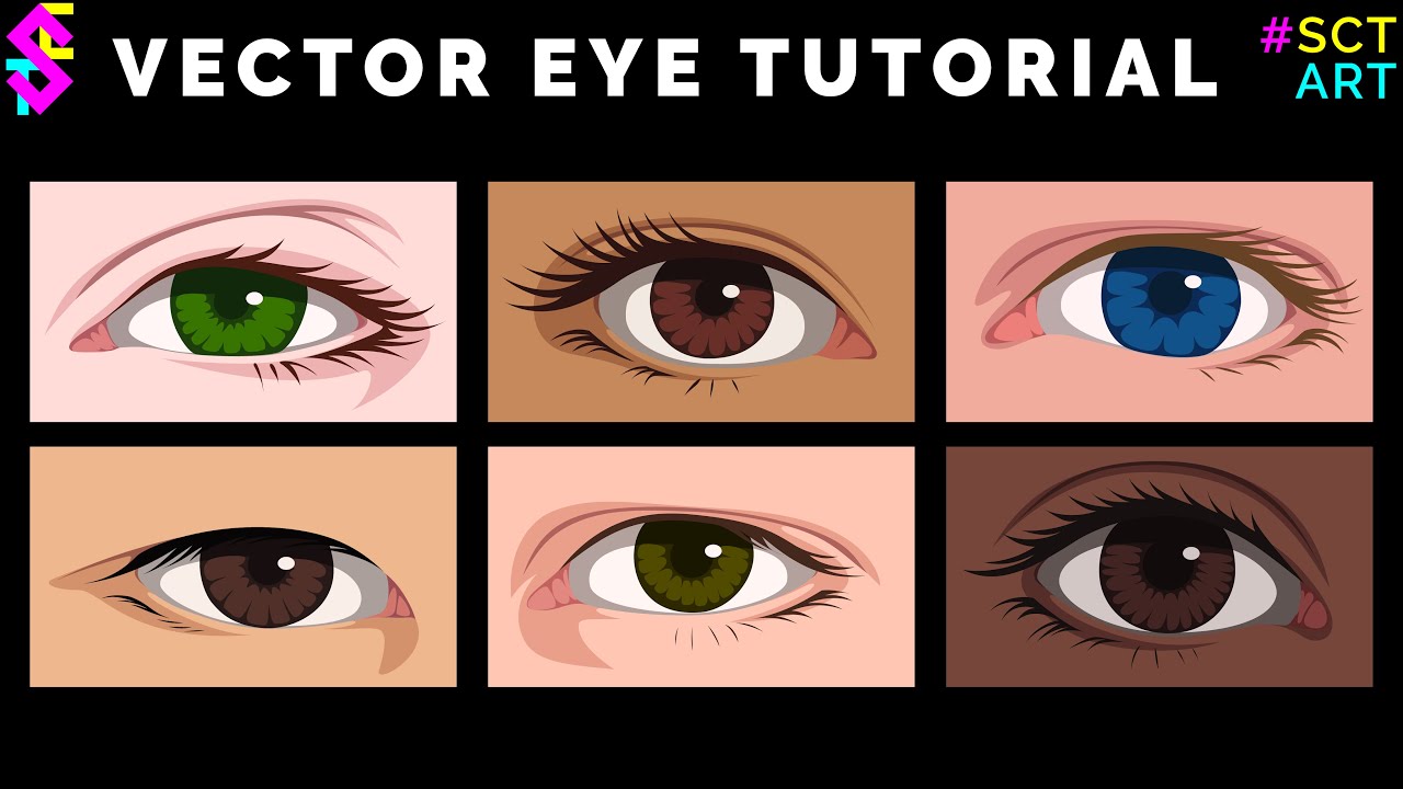[TUTORIAL] How to draw an eye STEP BY STEP on Adobe Illustrator with ...