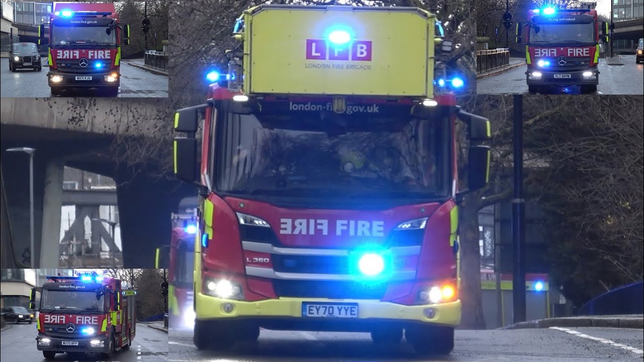 London Fire Brigade, Paddington, Full House (A212,A211,A213,A216), turnout