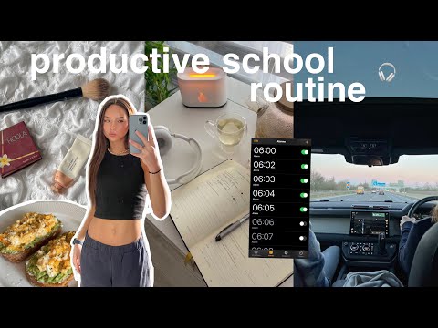 realistic school winter morning and night routine as a student  💌🎧⊹。°˖