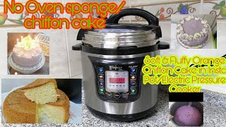 Chiffon Cake in Electric Pressure Cooker/hotpot/instaPot