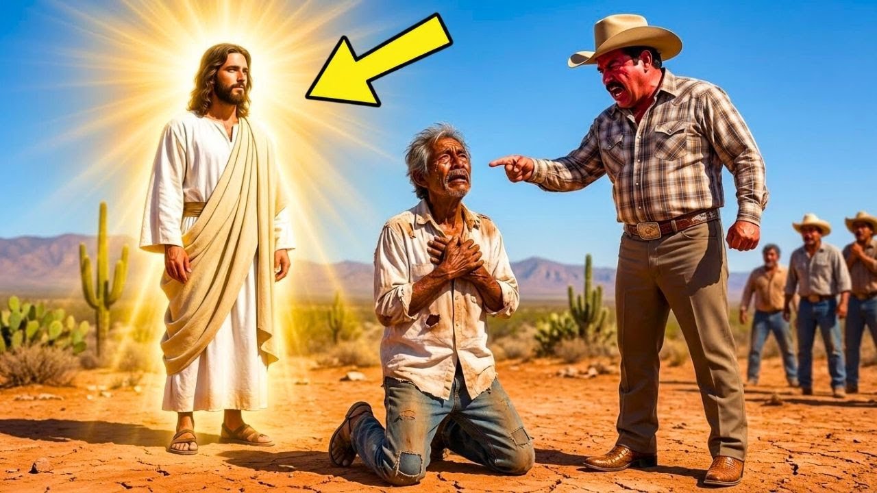 RANCHERO CRUEL HUMILLÓ A PEÓN POBRE   JESÚS ESTABA DISFRAZADO E HIZO JUSTICIA DIVINA