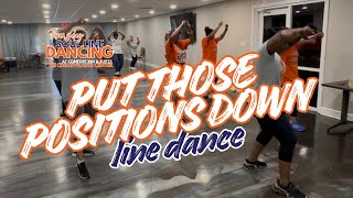 Put Those Positions Down Line Dance (Brandy / Ariana Grande) | BCAC