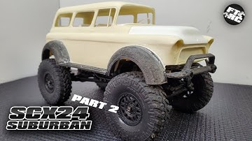 SCX24 Suburban Build Continues!! | Axial SCX24 Custom Build