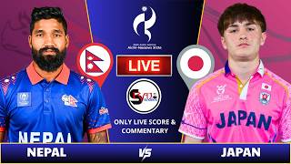 Nepal vs Japan LIVE | Asian Games Cricket 2026 | Live Score | Audio Commentary screenshot 3
