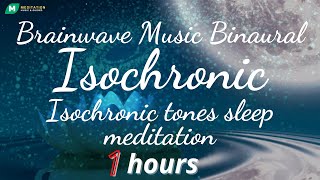 Isochronic tones for meditation (Brainwave Music Binaural) | Sleep meditation isochronic 54 minutes