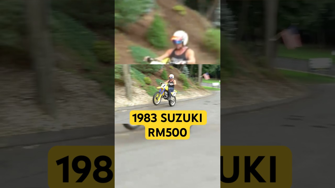 1983 SUZUKI RM500 TWO-STROKE RM-ZILLA 💨