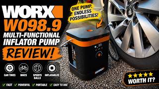 WORX WX098.9 REVIEW - THE BEST PORTABLE CORDLESS AIR - PUMP YOU CAN GET!
