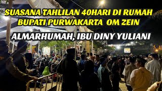 Suasana Tahlilan Di Rumah Bupati Purwakarta 40Hari Almarhumah Ibu Diny  Yuliani