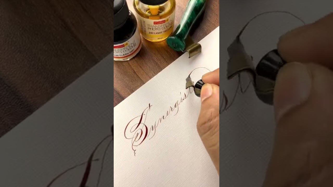 Synergistic Ornamental penmanship
