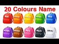 20 Colours Name English and Hindi | Preschool Color Learning 🎨👶 JOJO WALA COLOUR
