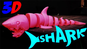 GIANT 3D PRINTED SHARK TIME LAPSE on ender3