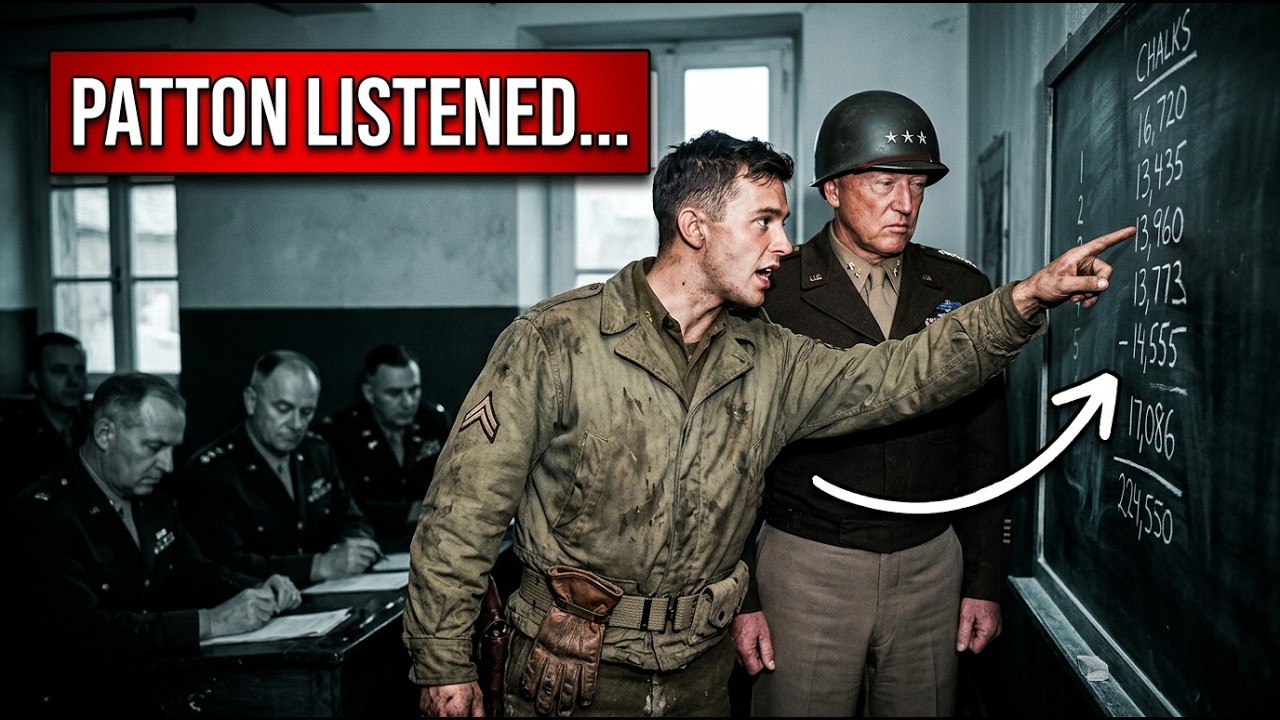 A Private Told Patton His Fuel Numbers Were Wrong — By Dawn He Was a Corporal