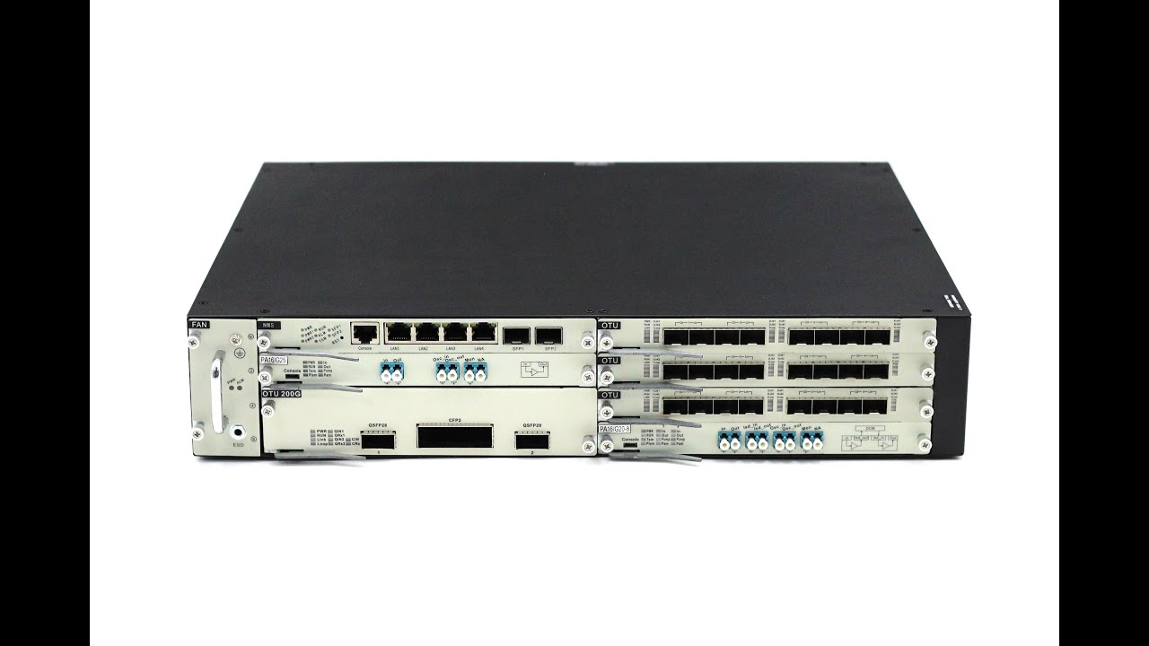 27. HTFuture 400G 200G 100G DWDM OTN platform test casting 